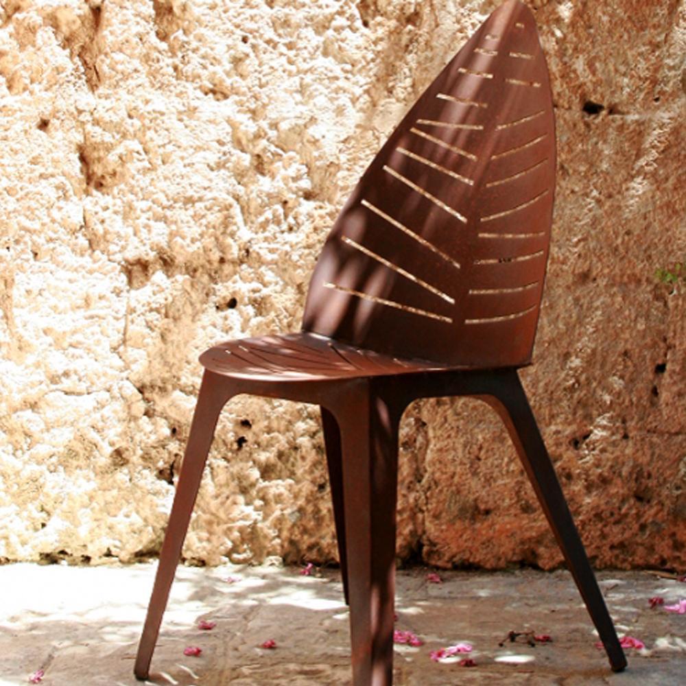 Sedia in corten Lila 
