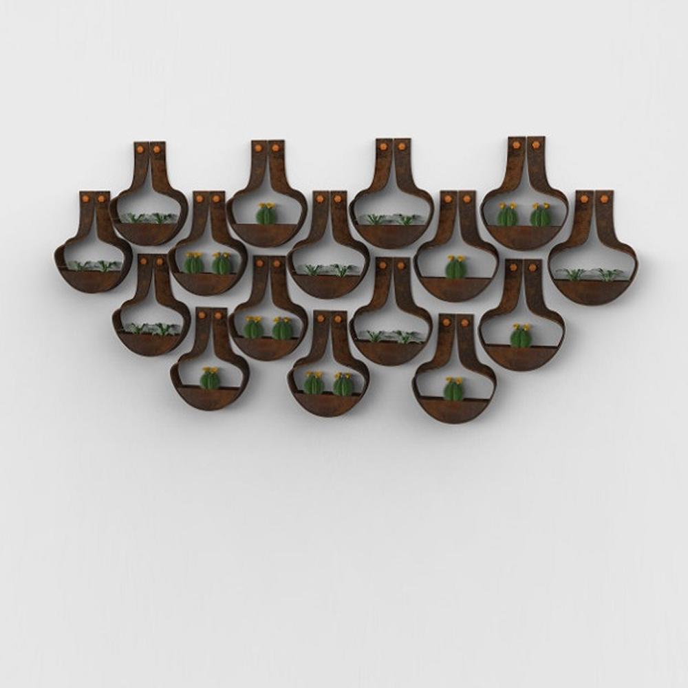 Vaso in corten Drop