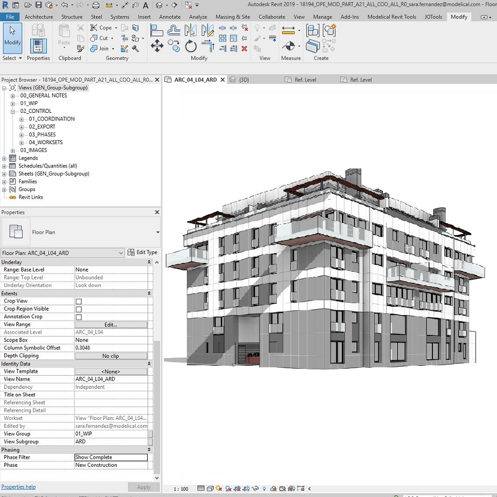 6 corsi BIM Revit 100 ore