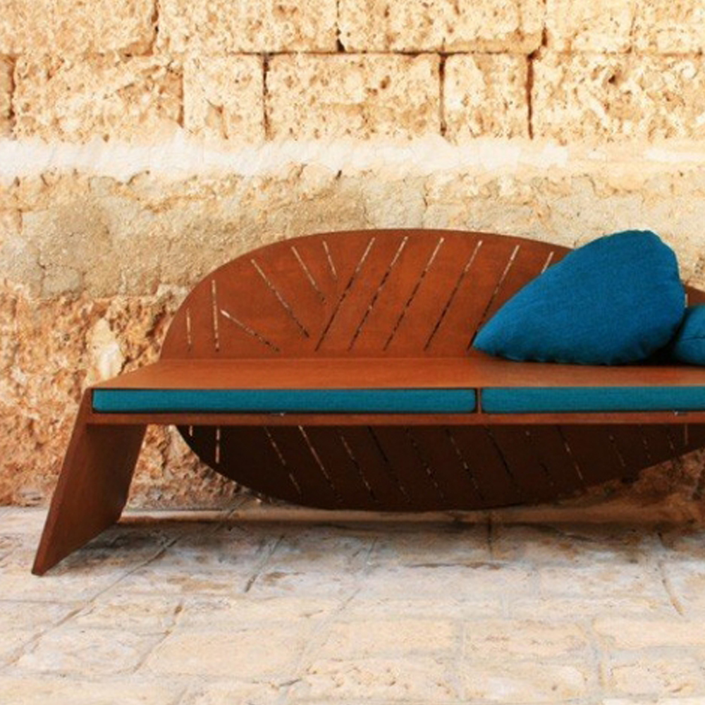 Divano in corten Lila 