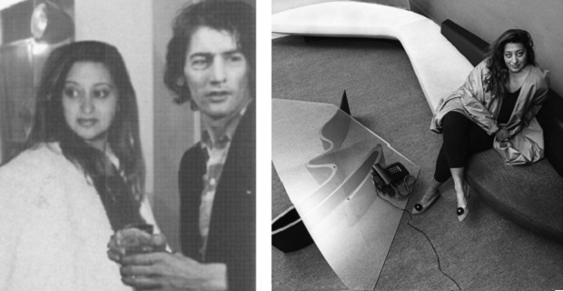  A sinistra Zaha Hadid e Rem Koolhaas agli esordi della loro carriera; a destra una giovane Hadid con alcuni dei suoi oggetti di design.