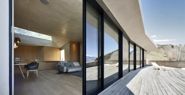 villa ipogea dolomiti c