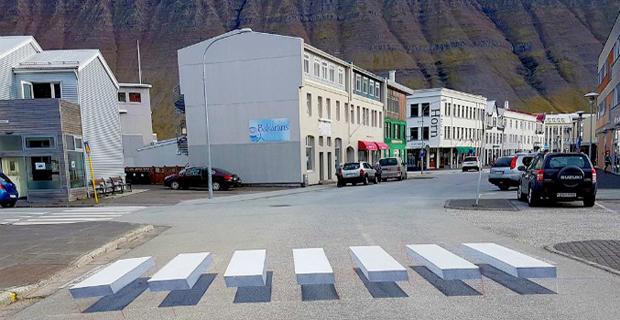 strisce pedonali 3d b