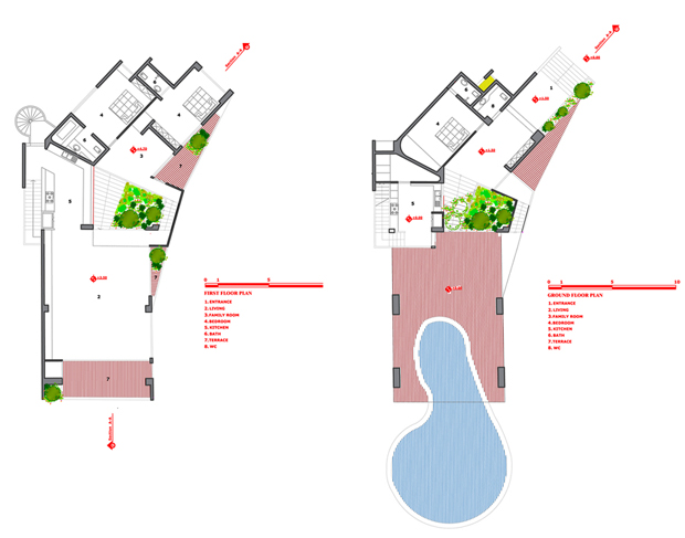 kooshk house planimetria