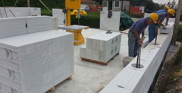  posa YTONG nel cantiere&nbsp;di Casa t°P