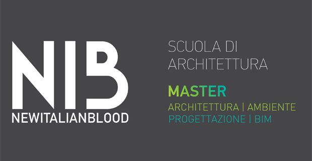 I master della scuola di architettura NIB NewItalianBlood.