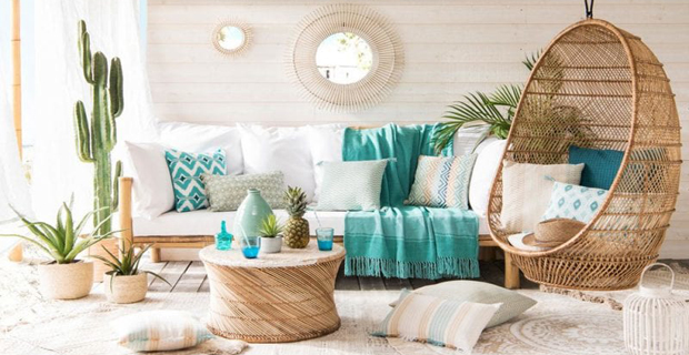 Idee di accessori e arredi in vimini per la casa