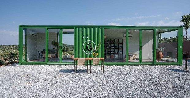 container vigneto degustazione