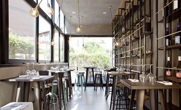 La sala laterale del ristorante One Sense per non udenti.