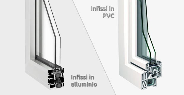 Differenze tra infissi in alluminio in pvc: guida