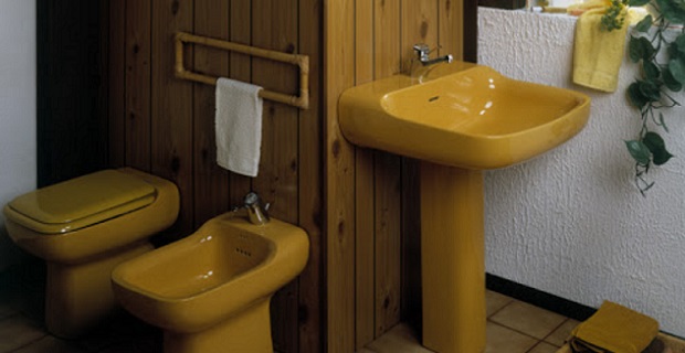 Immagine di sanitari per campagna pubblicitaria del 1980. Fotografia di Efrem Gherardini