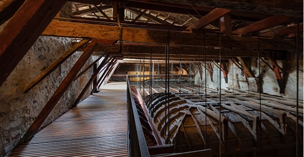 Sottotetto di Palazzo Butera. Foto di Maurizio Moro