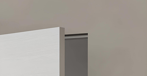 porta filo muro battente absolute swing ermetika