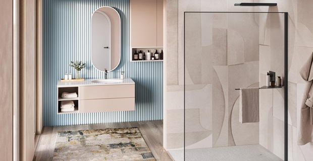 Benessere delle docce walk in 